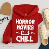 Horror Movies And Chill Hoodie thumb 4