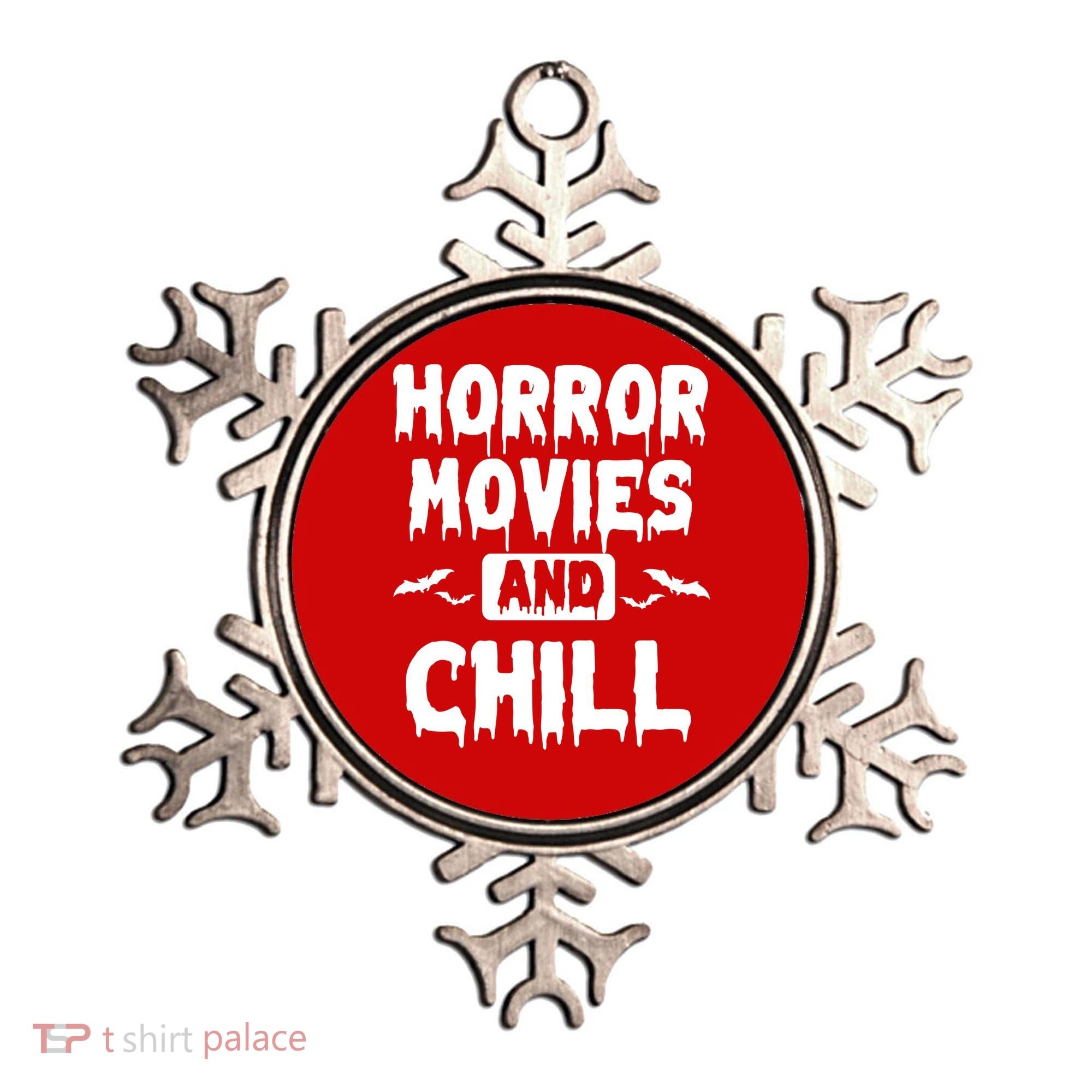 Horror Movies And Chill Ornament