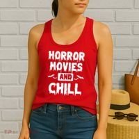 Horror Movies And Chill Women's Tank Top thumb 2