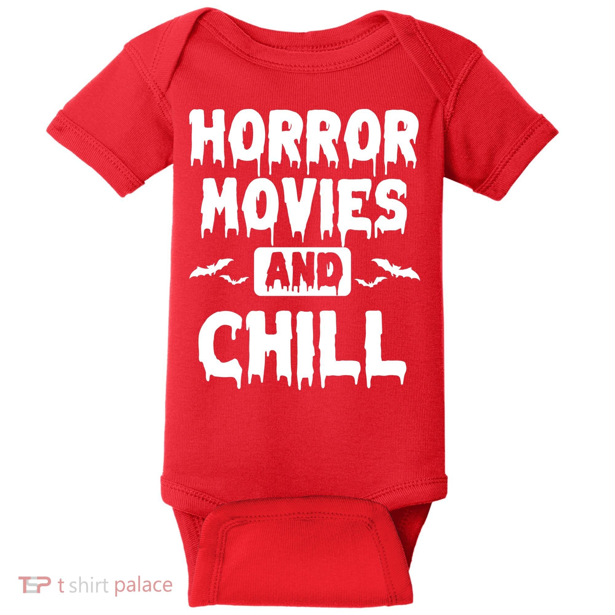 Horror Movies And Chill Baby Bodysuit