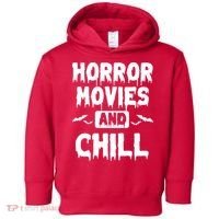 Horror Movies And Chill Toddler Hoodie thumb 0