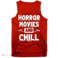 Horror Movies And Chill Tank Top thumb 0