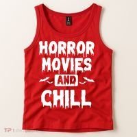 Horror Movies And Chill Tank Top thumb 2