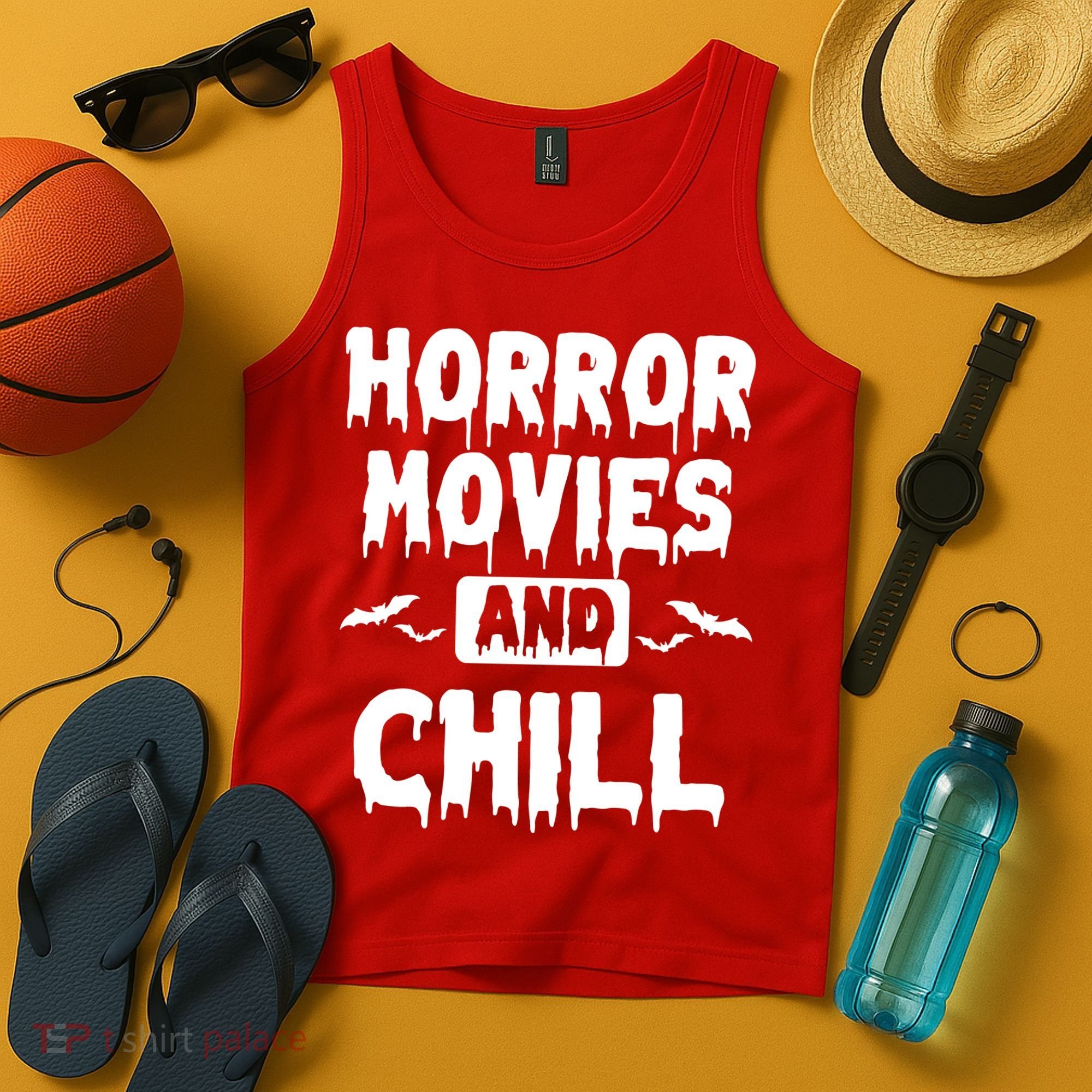 Horror Movies And Chill Tank Top