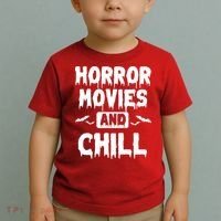 Horror Movies And Chill Toddler T-Shirt thumb 2