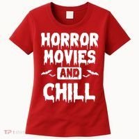 Horror Movies And Chill Women's T-Shirt thumb 0