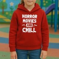 Horror Movies And Chill Kids Hoodie thumb 3