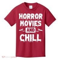 Horror Movies And Chill Kids T-Shirt thumb 0