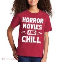 Horror Movies And Chill Kids T-Shirt thumb 2