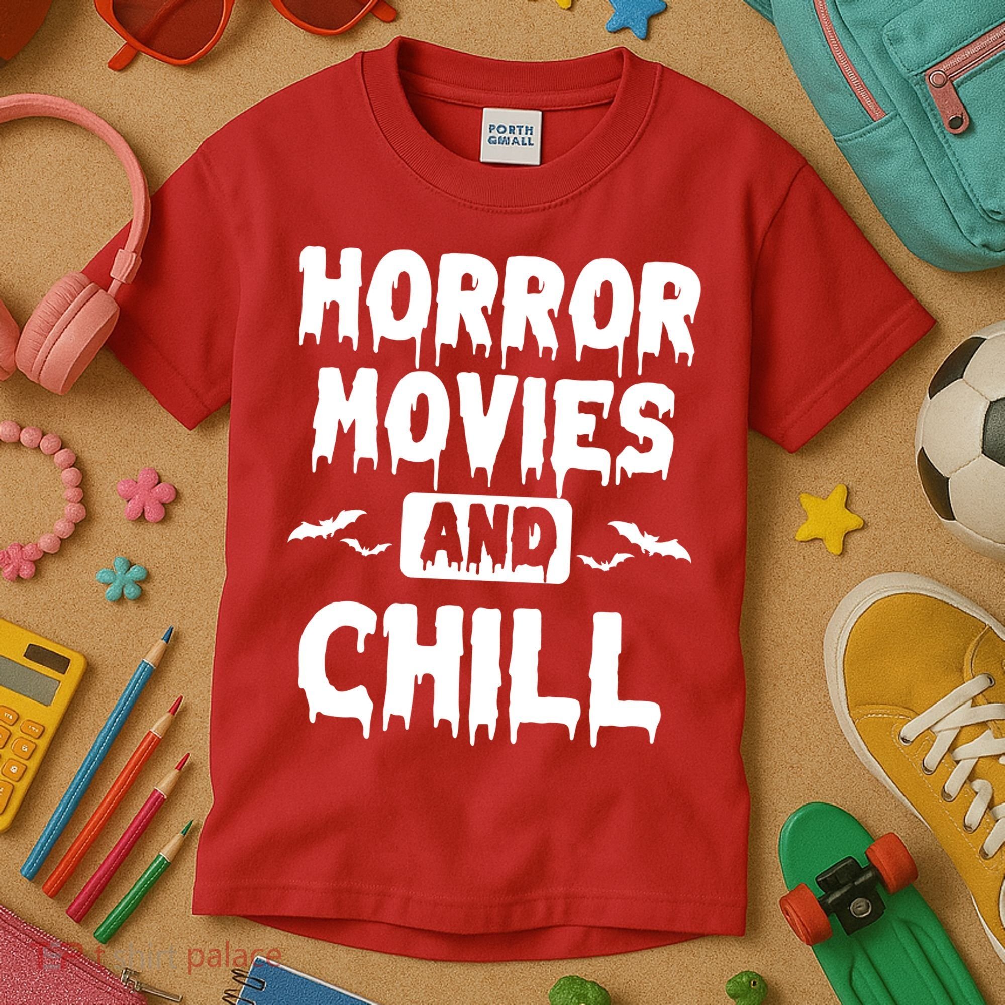 Horror Movies And Chill Kids T-Shirt