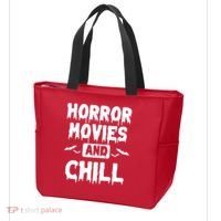 Horror Movies And Chill Tote Bag thumb 3