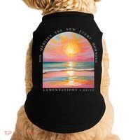 His Mercies Are New Every Morning Scripture Bible Verse  Doggie Tank thumb 0