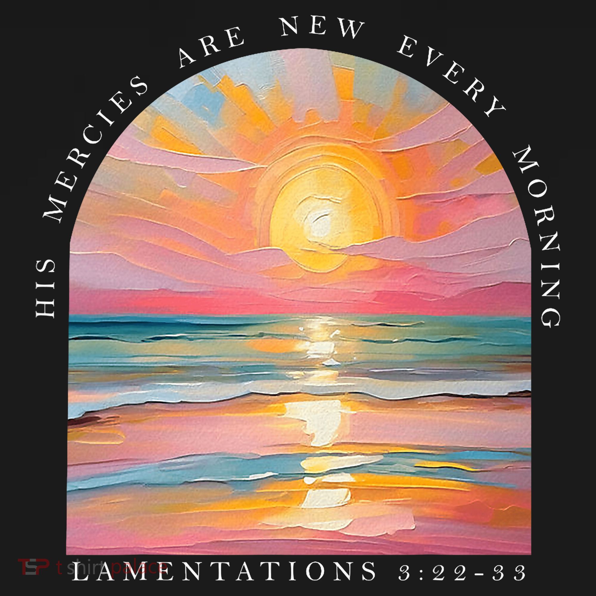 His Mercies Are New Every Morning Scripture Bible Verse  Doggie Tank