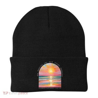 His Mercies Are New Every Morning Scripture Bible Verse  Beanie