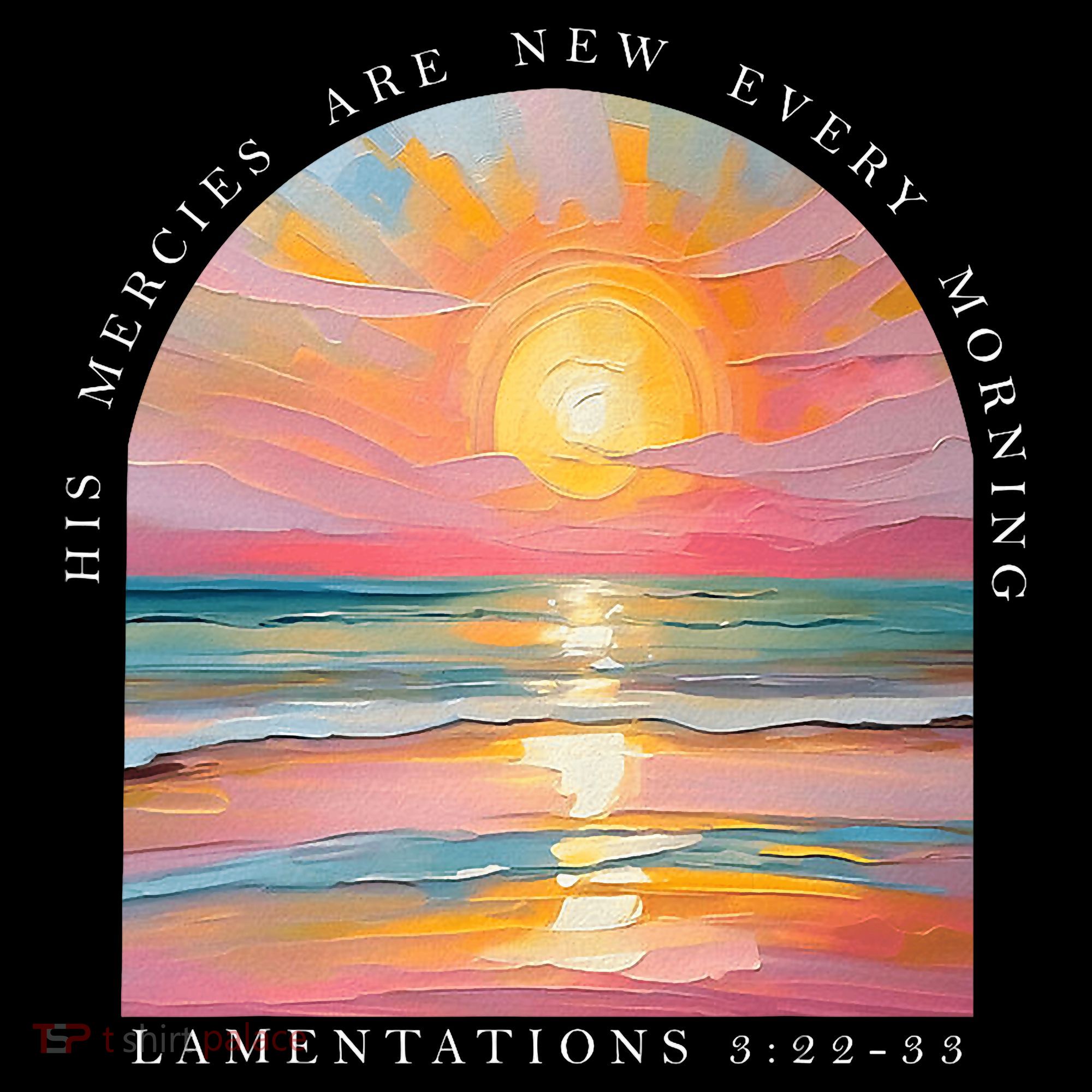 His Mercies Are New Every Morning Scripture Bible Verse  Tank Top