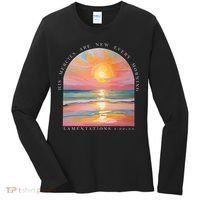 His Mercies Are New Every Morning Scripture Bible Verse  Women's Long Sleeve Shirt thumb 0