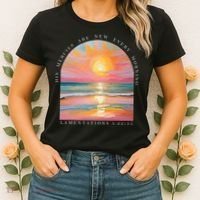 His Mercies Are New Every Morning Scripture Bible Verse  Women's T-Shirt thumb 2
