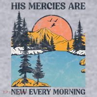 His Mercies Are New Every Morning Bible Verse Christian Women's Sweatshirt thumb 2
