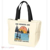 His Mercies Are New Every Morning Bible Verse Christian Tote Bag thumb 3