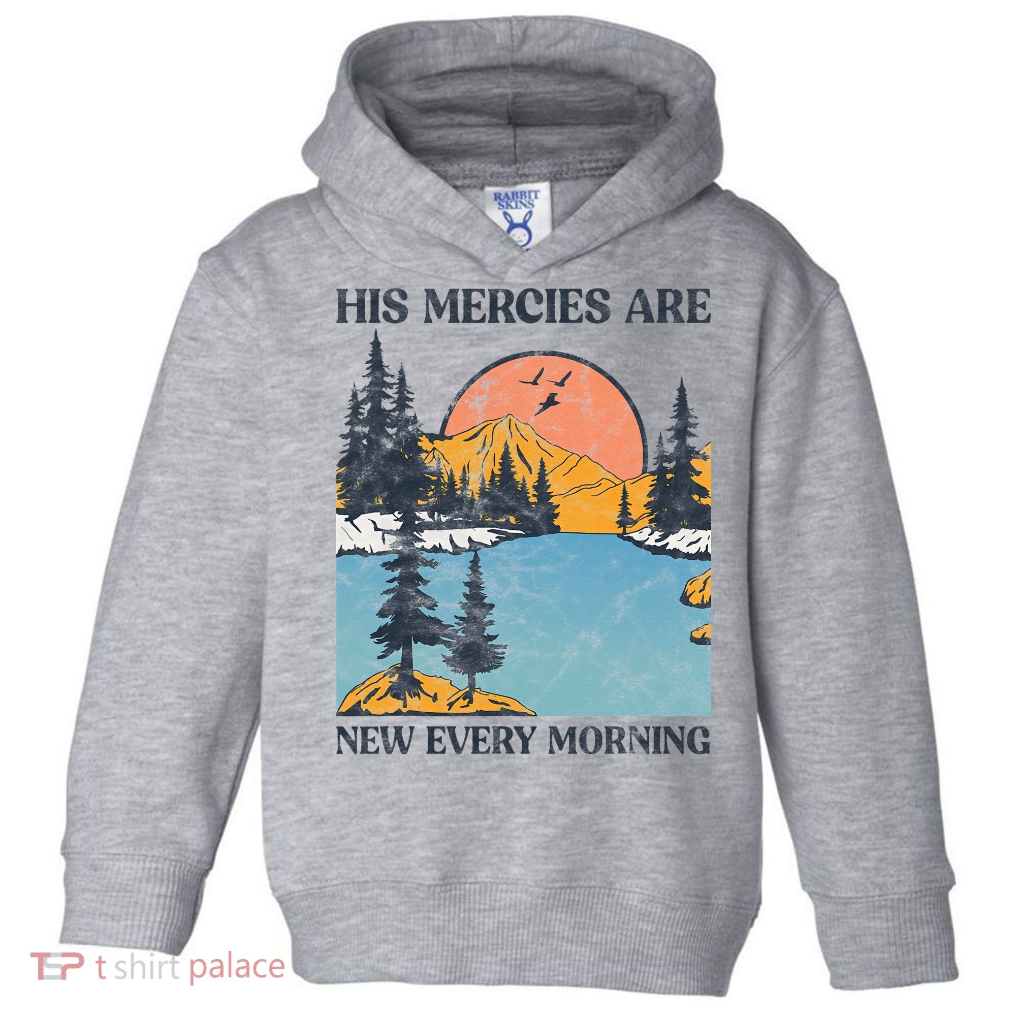His Mercies Are New Every Morning Bible Verse Christian Toddler Hoodie