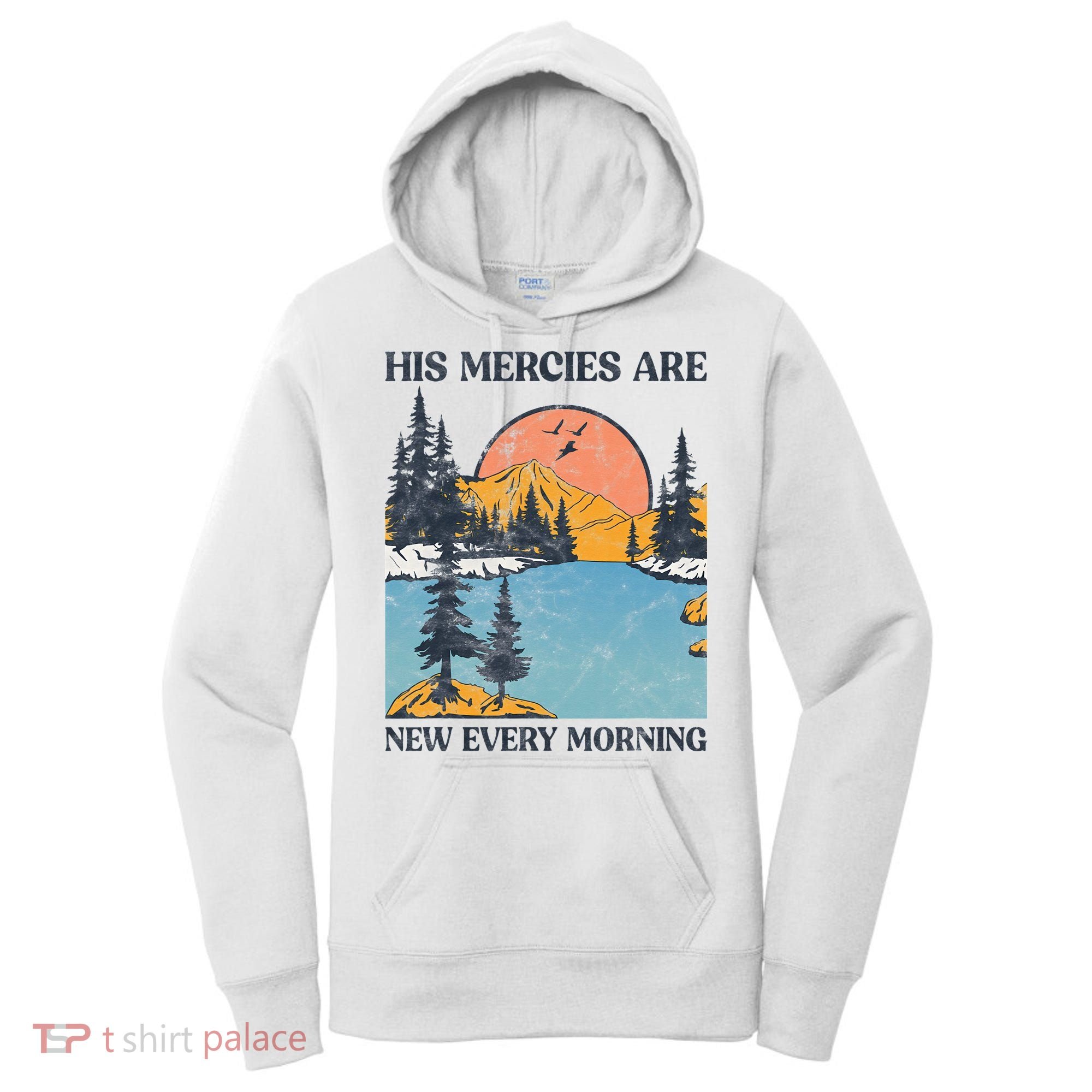 His Mercies Are New Every Morning Bible Verse Christian Women's Hoodie
