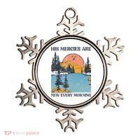 His Mercies Are New Every Morning Bible Verse Christian Ornament thumb 0