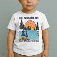 His Mercies Are New Every Morning Bible Verse Christian Toddler T-Shirt thumb 2