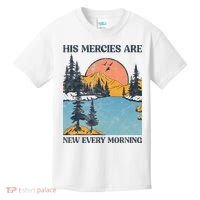 His Mercies Are New Every Morning Bible Verse Christian Kids T-Shirt thumb 0