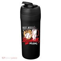 Hot Mess Always Stressed Baseball Mom 24oz Duet Stainless Steel Tumbler thumb 3