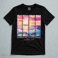 His Mercies Are New Every Morning, Watercolor Brushstrokes  T-Shirt thumb 5