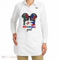 Half Mexican And Filipino Mexico Flag Mexipino Girl Pun Apron thumb 2
