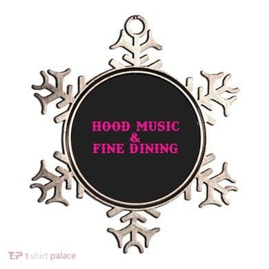 Hood Music And Fine Dining Pink Apparel Ornament