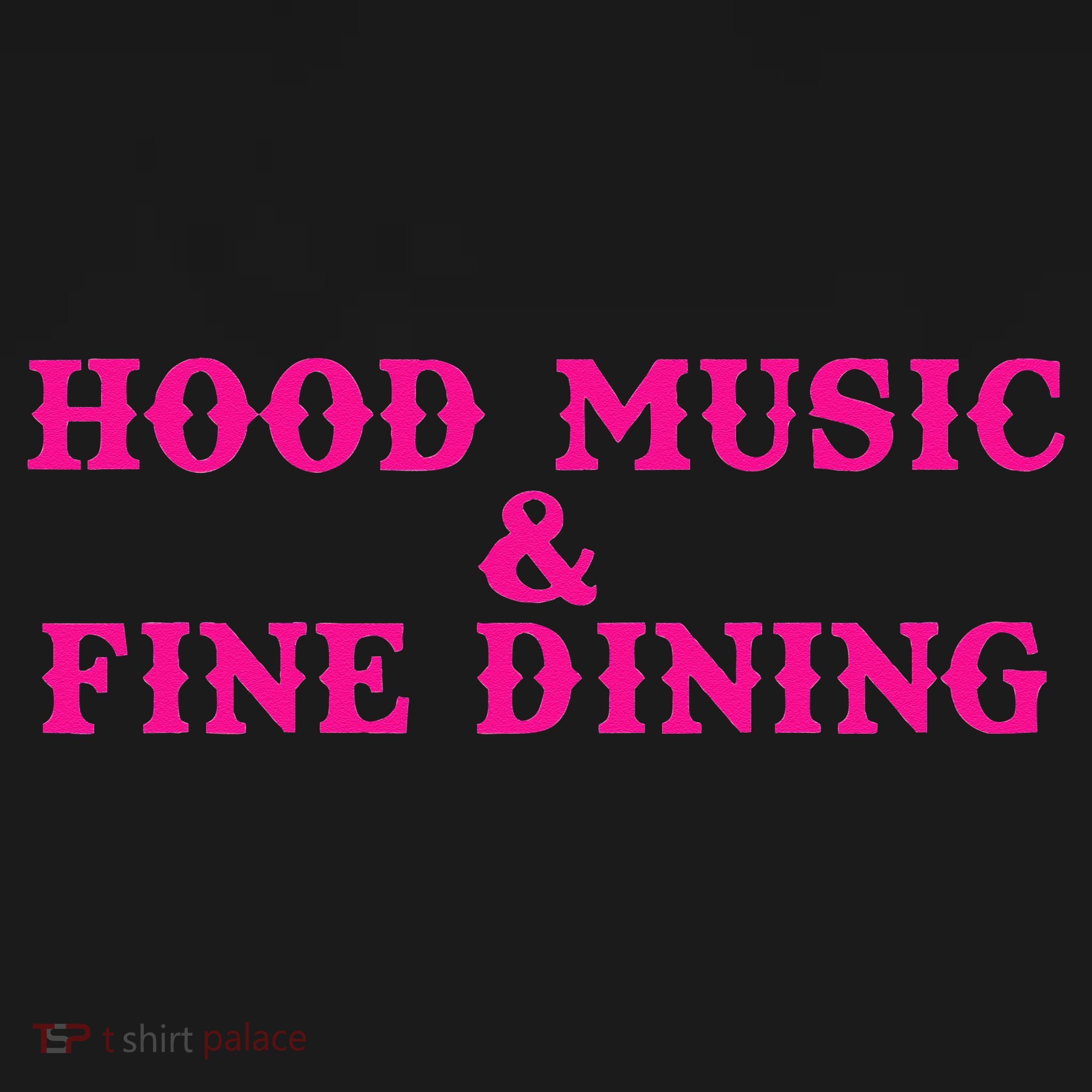 Hood Music And Fine Dining Pink Apparel Baby Bodysuit
