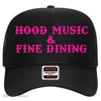 Hood Music And Fine Dining Pink Apparel Hat thumb 0