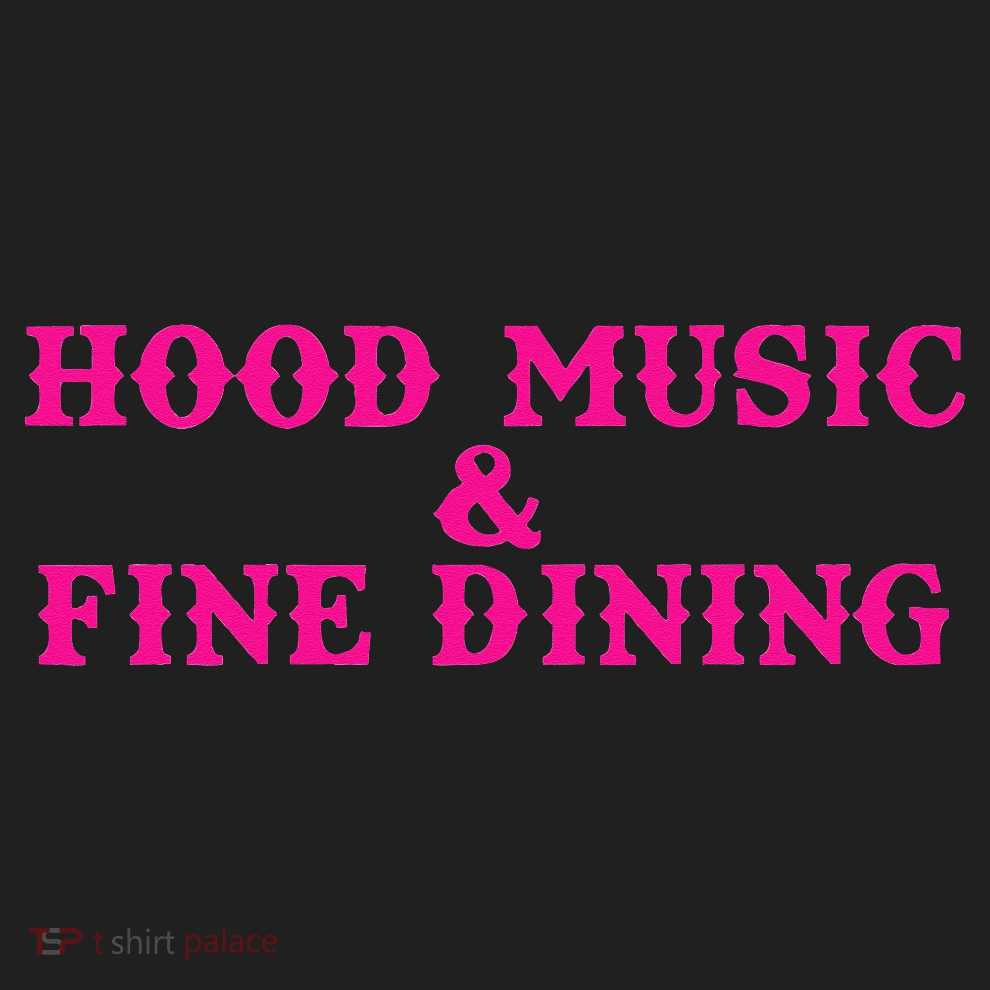 Hood Music And Fine Dining Pink Apparel Hat