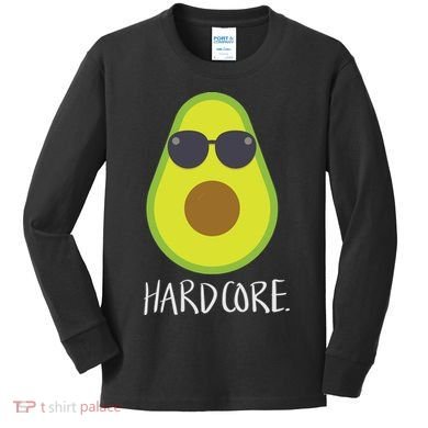 Hardcore Mexican Avocado Gangster Kids Long Sleeve Shirt