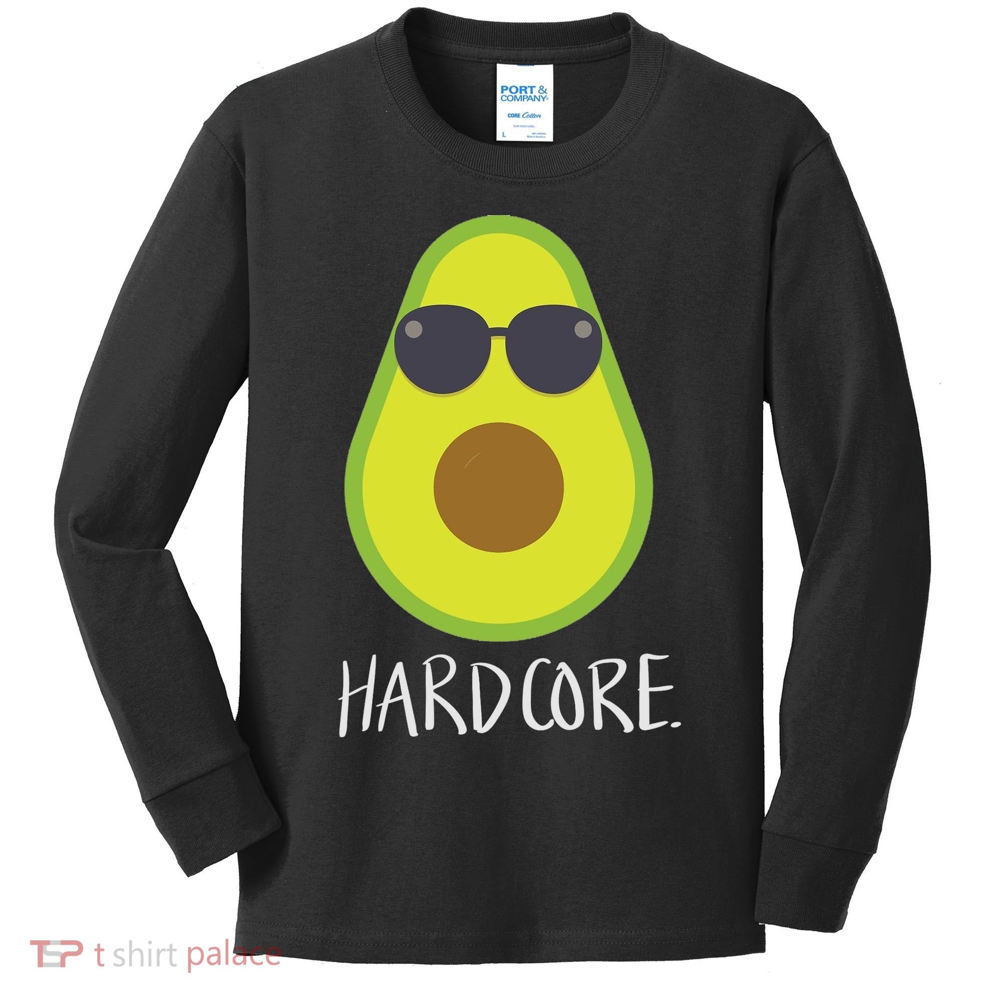 Hardcore Mexican Avocado Gangster Kids Long Sleeve Shirt