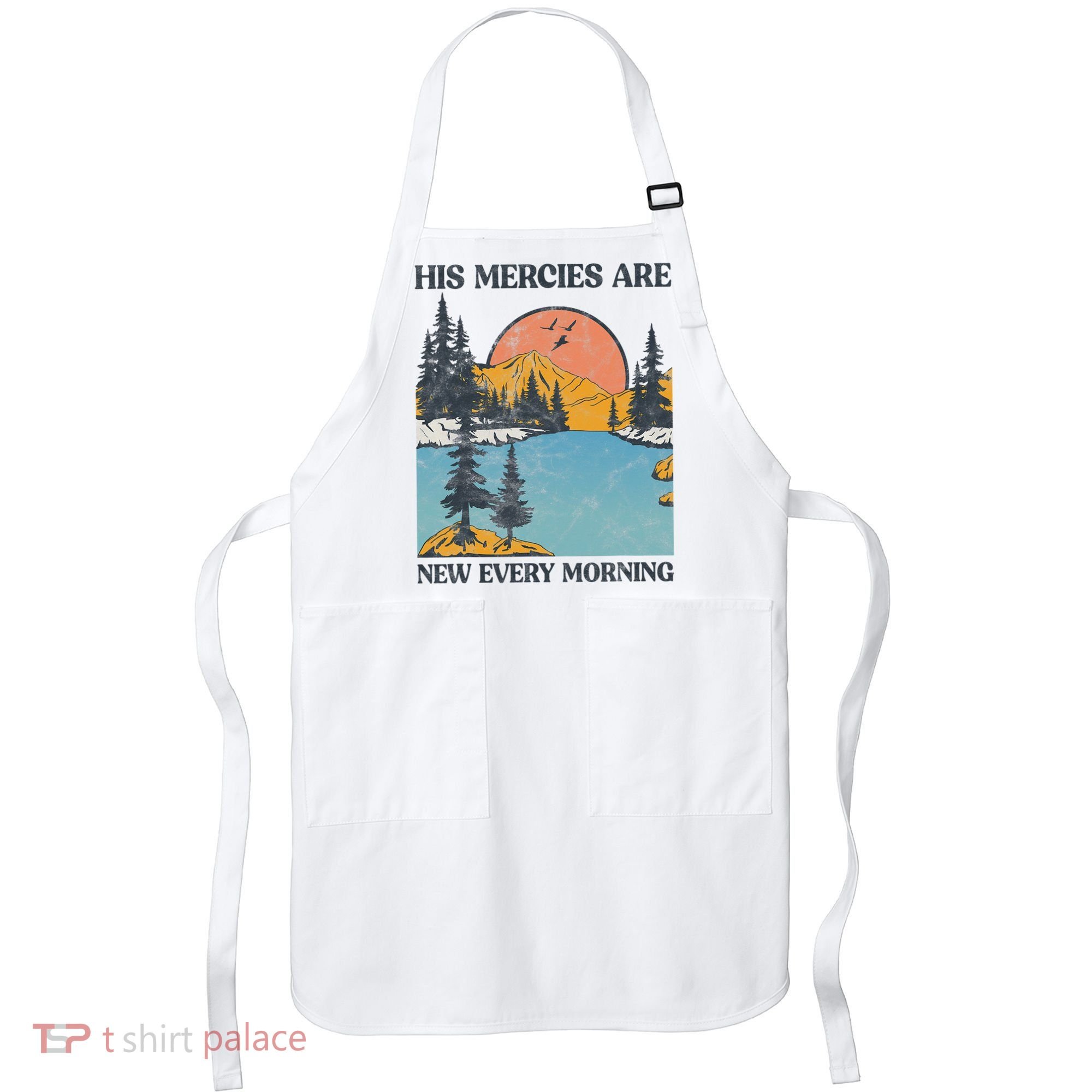 His Mercies Are New Every Morning Bible Verse Christian Apron