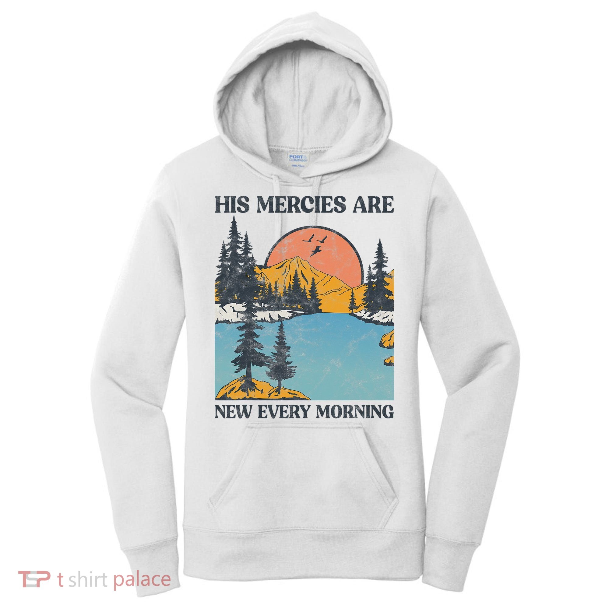 His Mercies Are New Every Morning Bible Verse Christian Women's Hoodie
