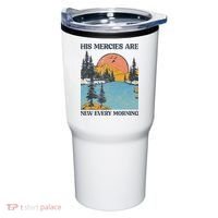 His Mercies Are New Every Morning Bible Verse Christian Tumbler thumb 0