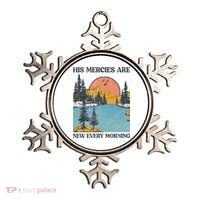 His Mercies Are New Every Morning Bible Verse Christian Ornament thumb 0