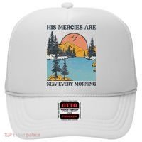 His Mercies Are New Every Morning Bible Verse Christian Hat thumb 0