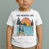 His Mercies Are New Every Morning Bible Verse Christian Toddler T-Shirt thumb 2