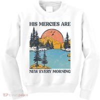 His Mercies Are New Every Morning Bible Verse Christian Kids Sweatshirt thumb 0