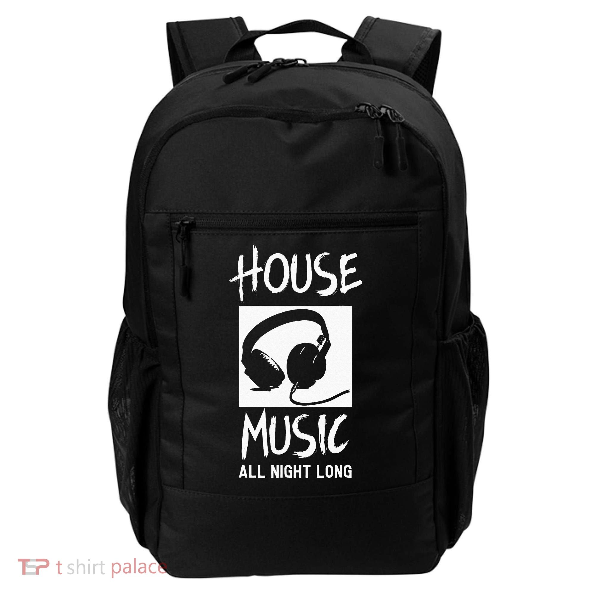 House Music All Night Long DJ Backpack