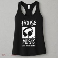 House Music All Night Long DJ Women's Tank Top thumb 3