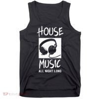House Music All Night Long DJ Tank Top thumb 0