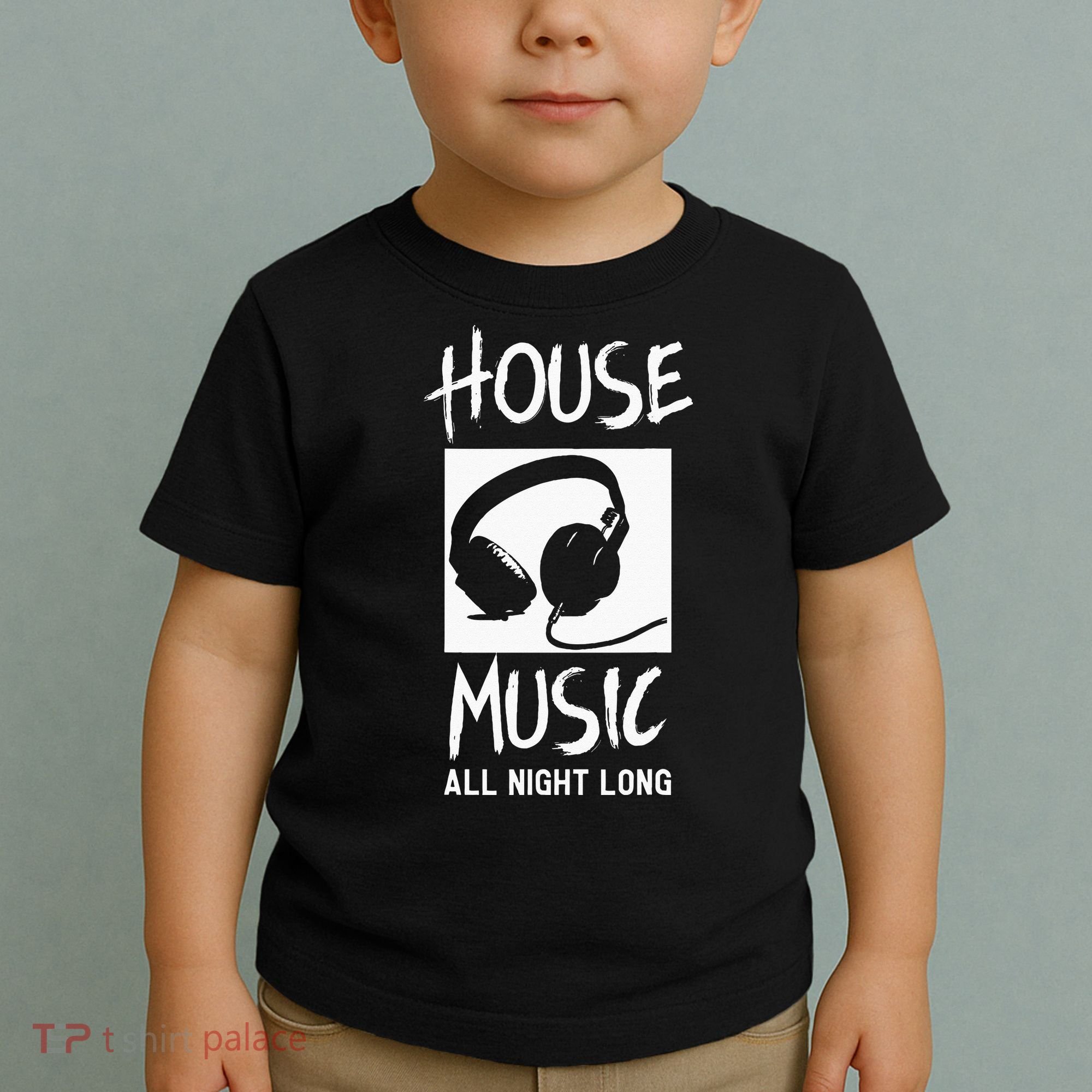 House Music All Night Long DJ Toddler T-Shirt