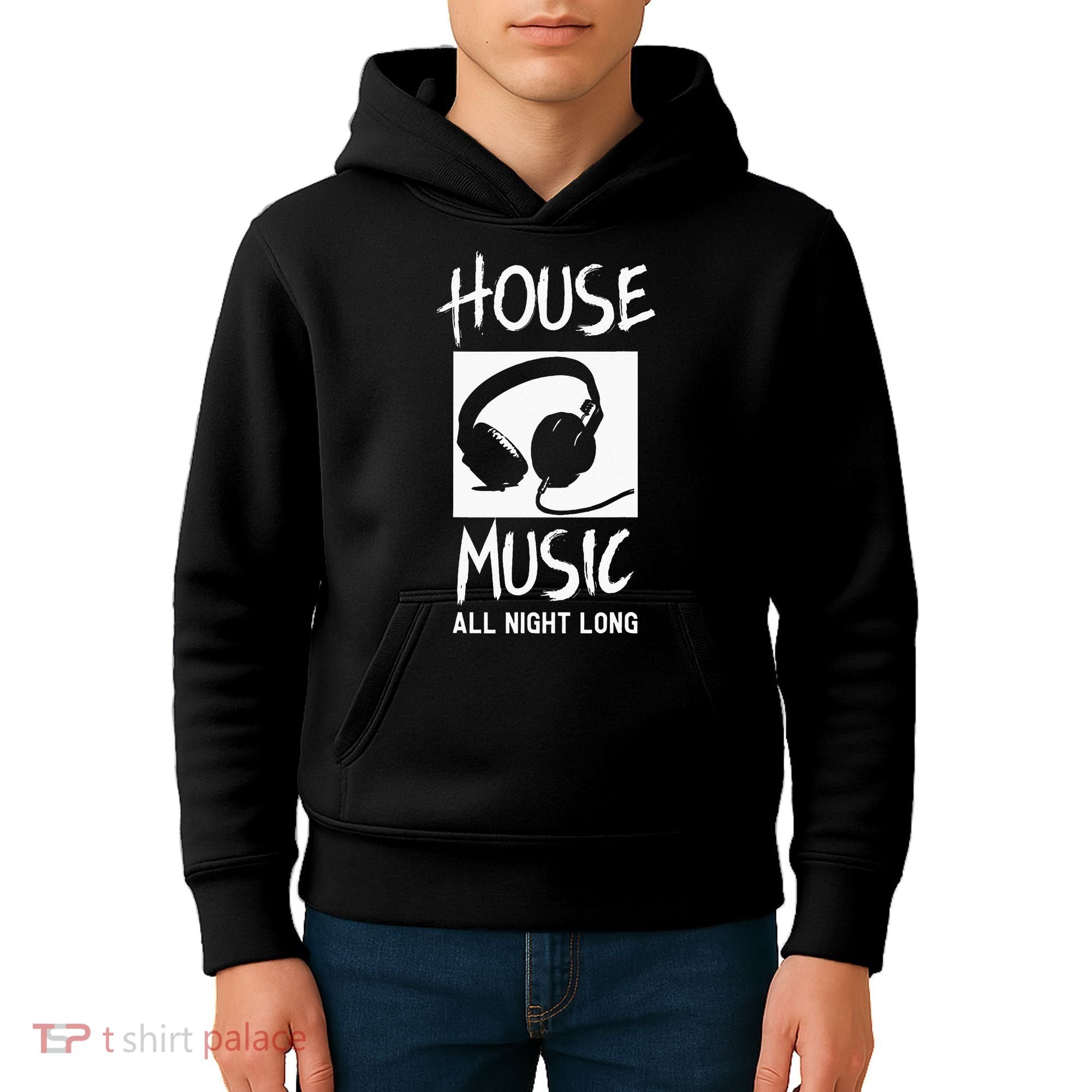 House Music All Night Long DJ Kids Hoodie