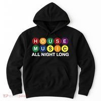 House Music All Night Long EDM DJ Hoodie thumb 0